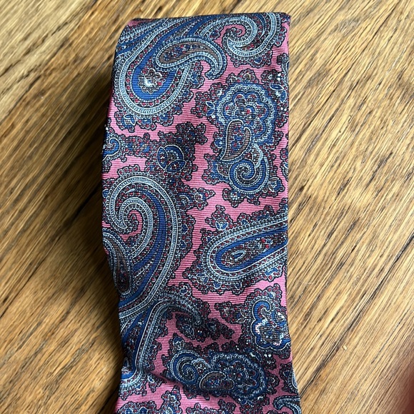 Christian Dior Silk Paisley Tie - Picture 2 of 8